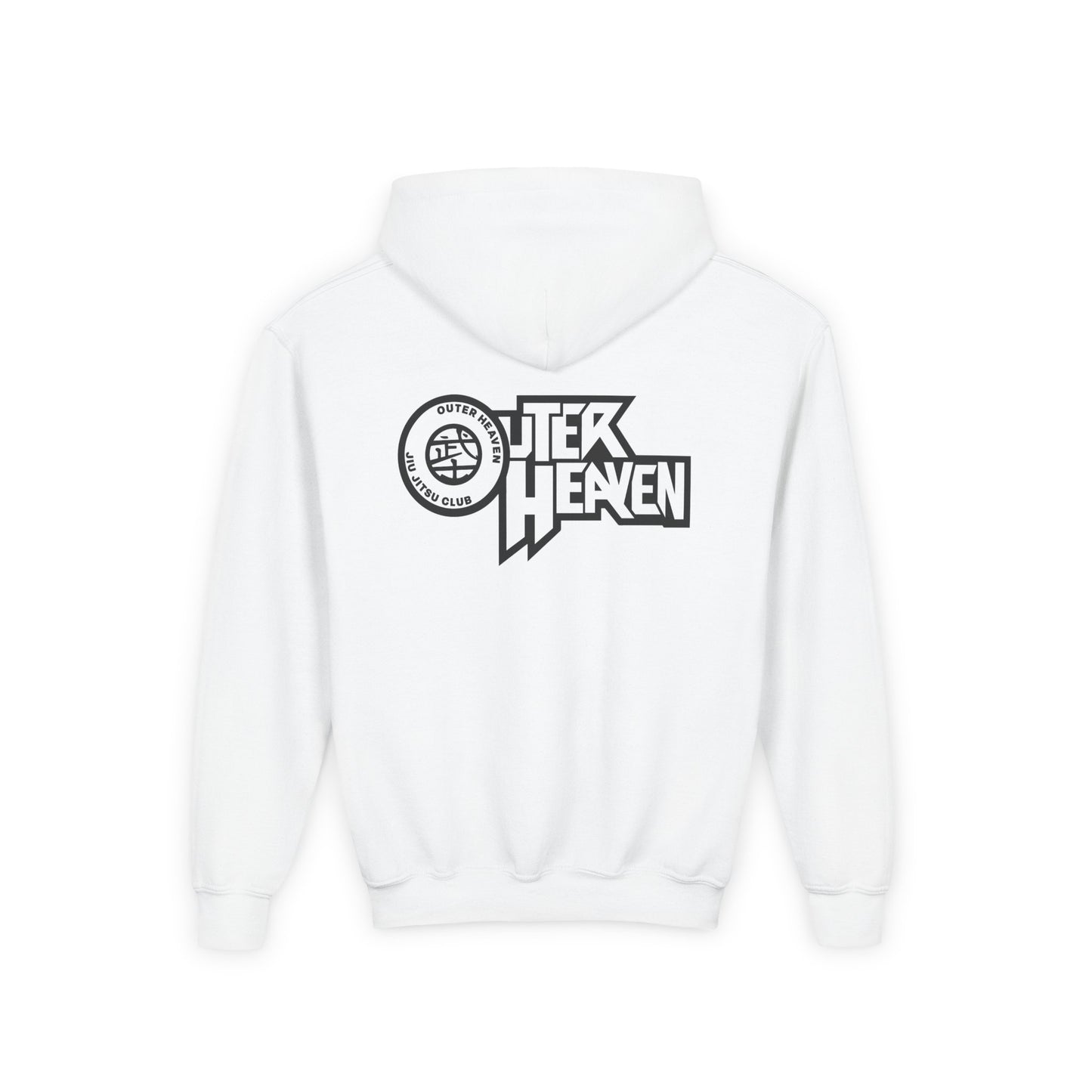 Kids White Outer Heaven Hoodie